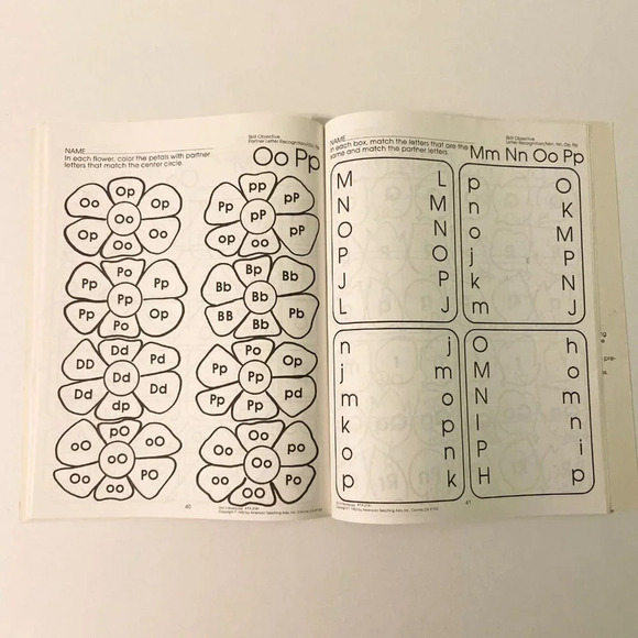 Vintage 1982 American  Teaching Aids Drill It Work Book School Skills Elmer - Picture 13 of 16